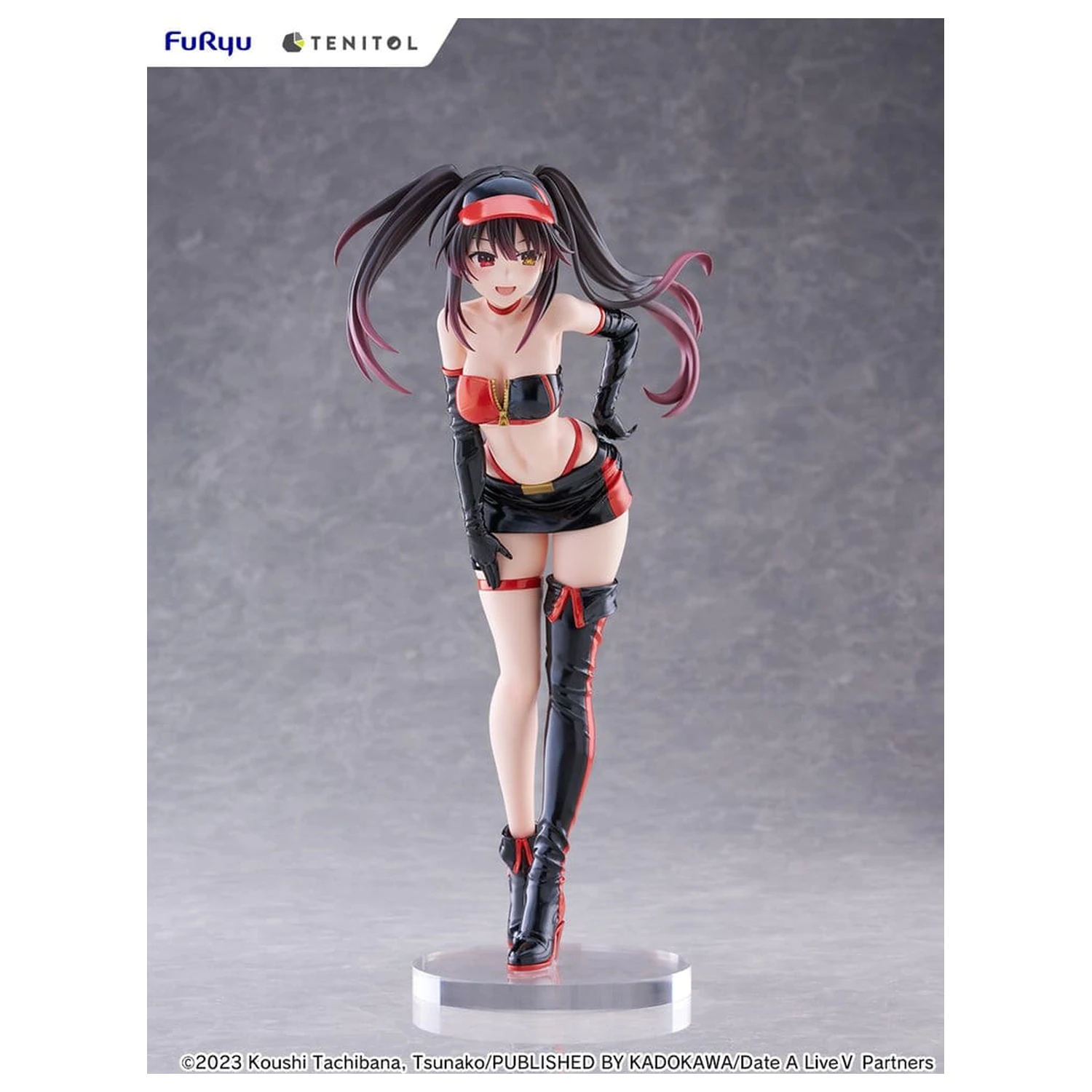 Date A Live V Tenitol Tall Kurumi Tokisaki Race Queen Ver. PVC figura 29 cm termékfotó
