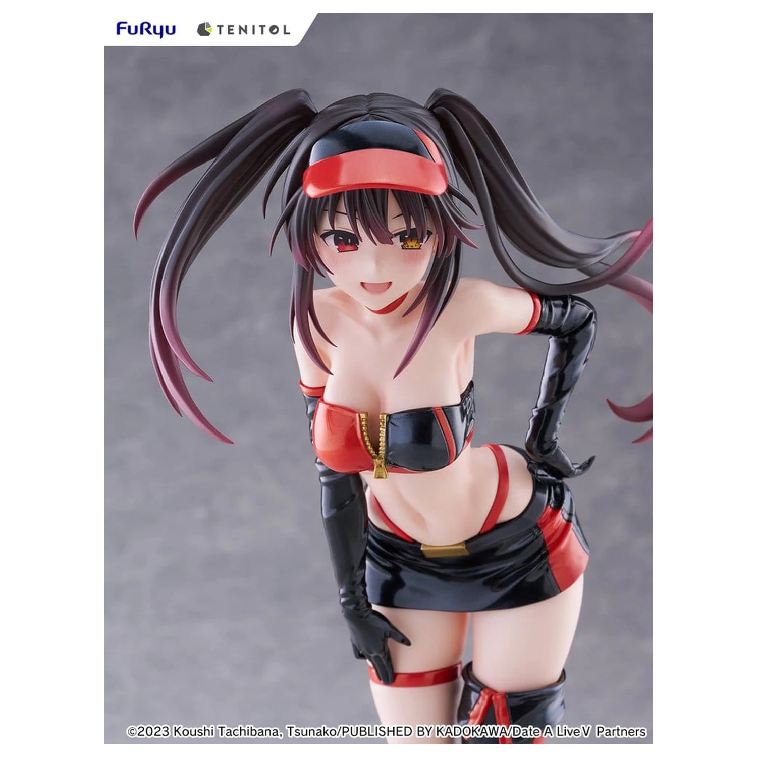 Date A Live V Tenitol Tall Kurumi Tokisaki Race Queen Ver. PVC figura 29 cm termékfotó
