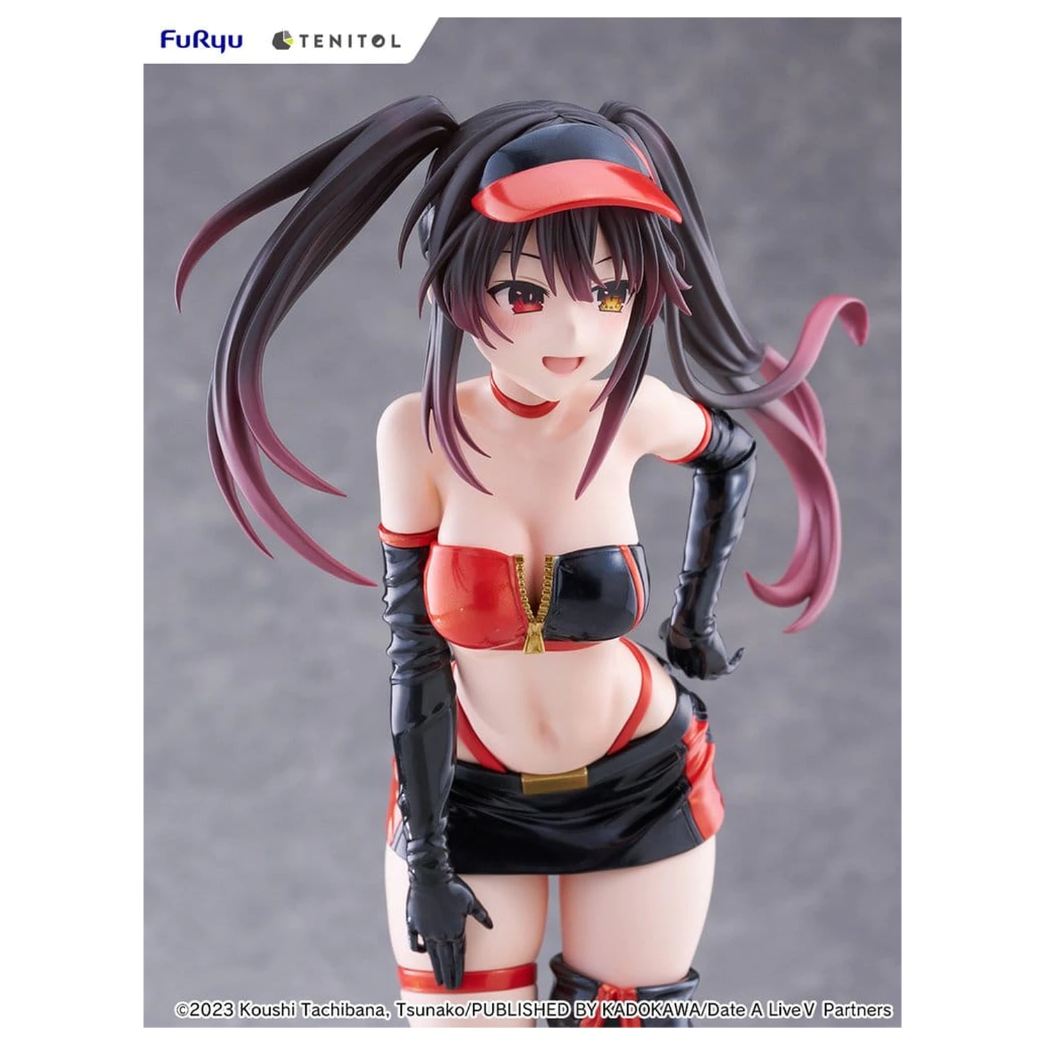 Date A Live V Tenitol Tall Kurumi Tokisaki Race Queen Ver. PVC figura 29 cm termékfotó