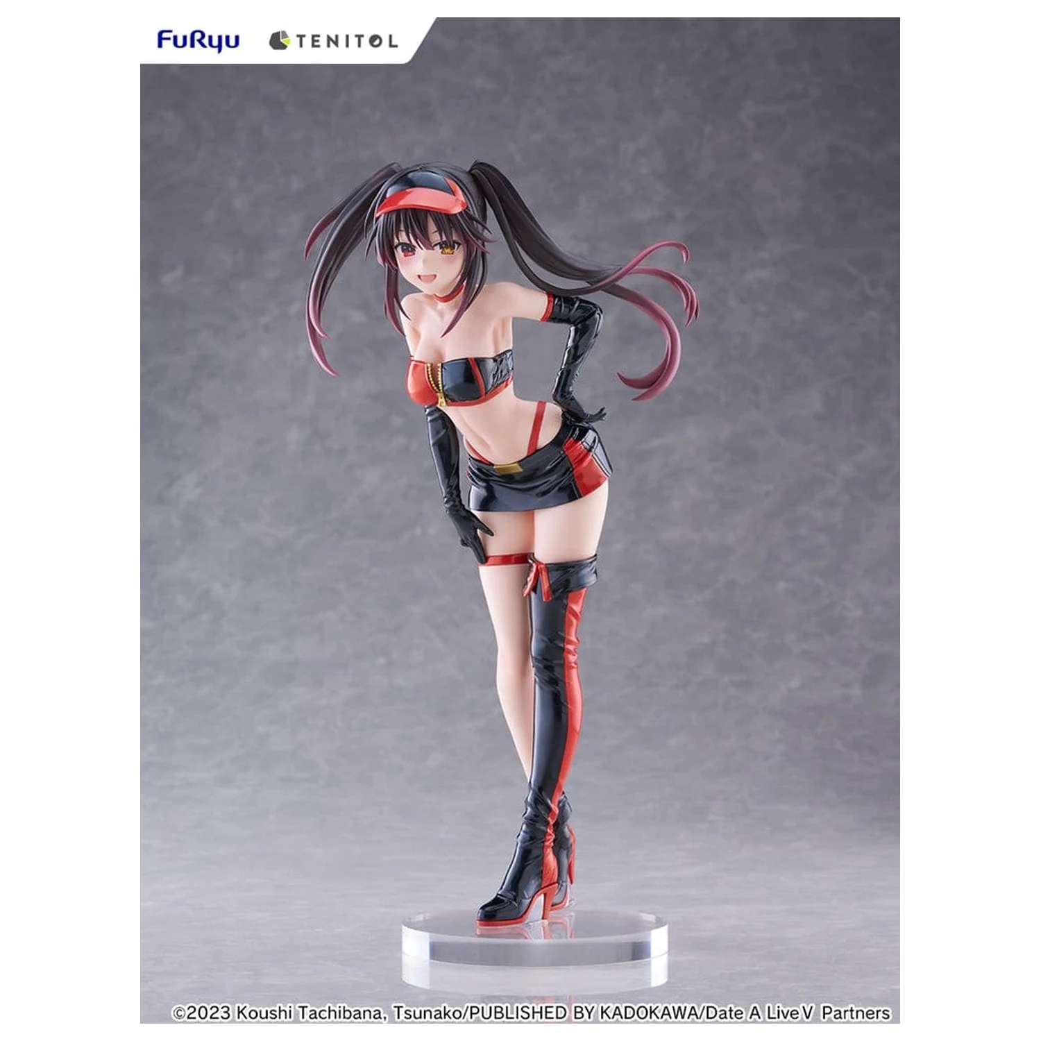 Date A Live V Tenitol Tall Kurumi Tokisaki Race Queen Ver. PVC figura 29 cm termékfotó