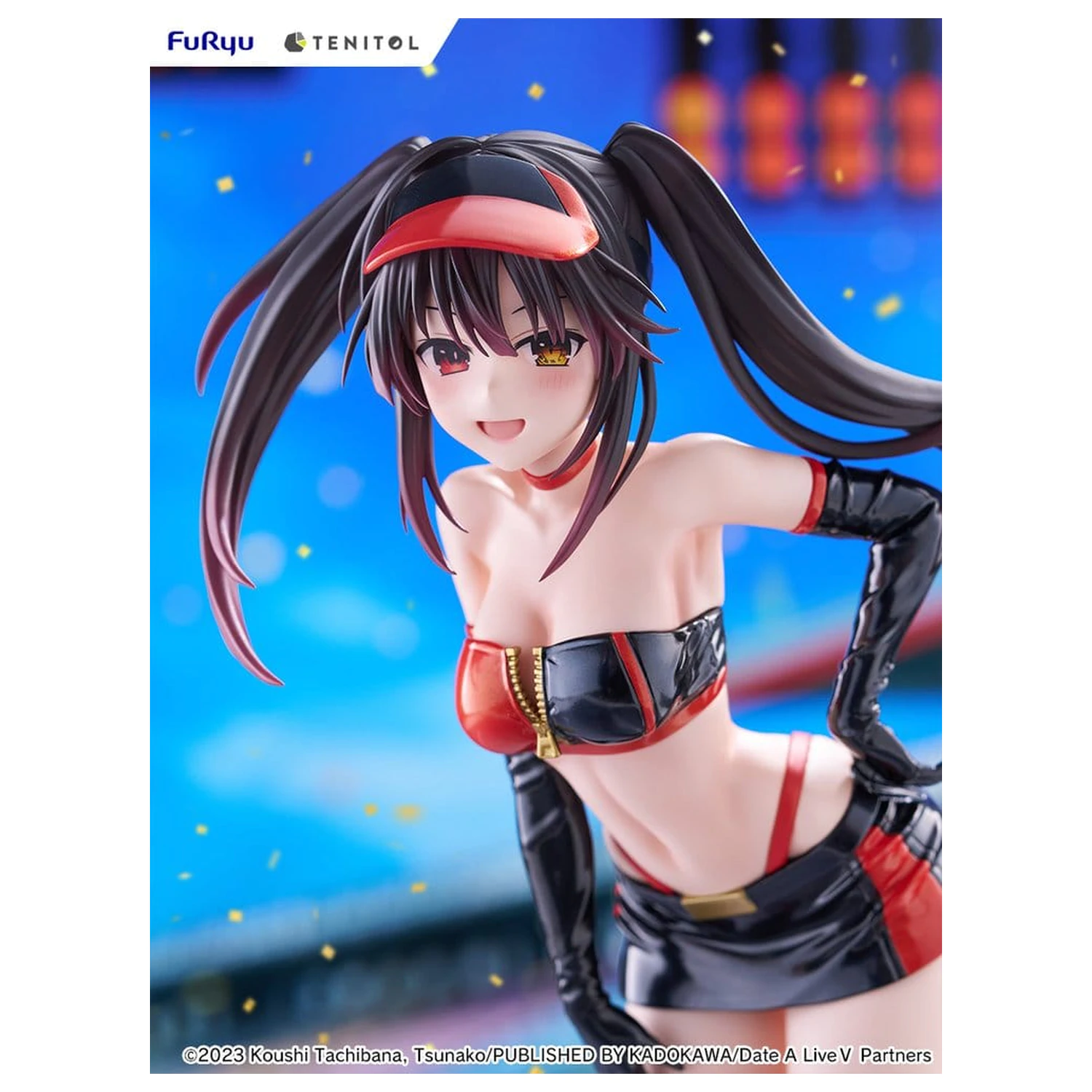 Date A Live V Tenitol Tall Kurumi Tokisaki Race Queen Ver. PVC figura 29 cm termékfotó