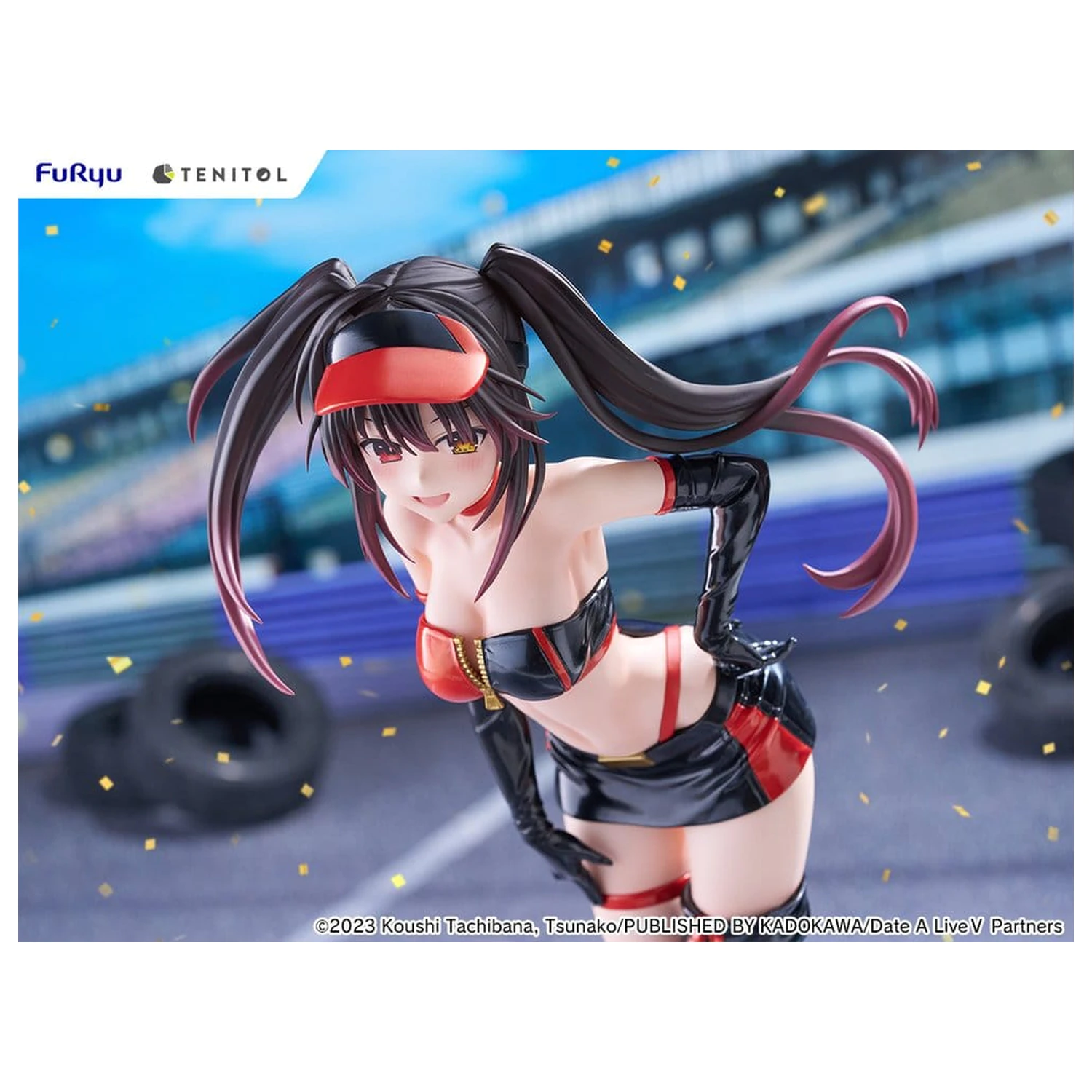 Date A Live V Tenitol Tall Kurumi Tokisaki Race Queen Ver. PVC figura 29 cm termékfotó