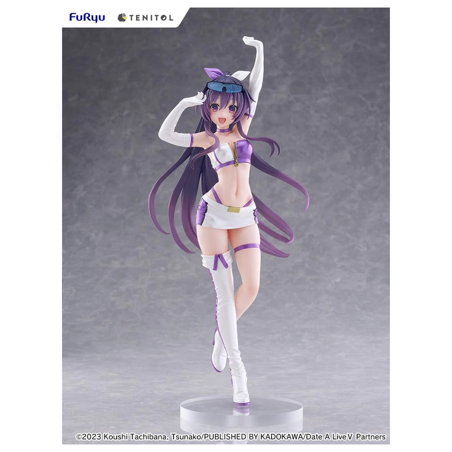 Date A Live V Tenitol Tall Tohka Yatogami Race Queen Ver. PVC figura 30 cm termékfotó
