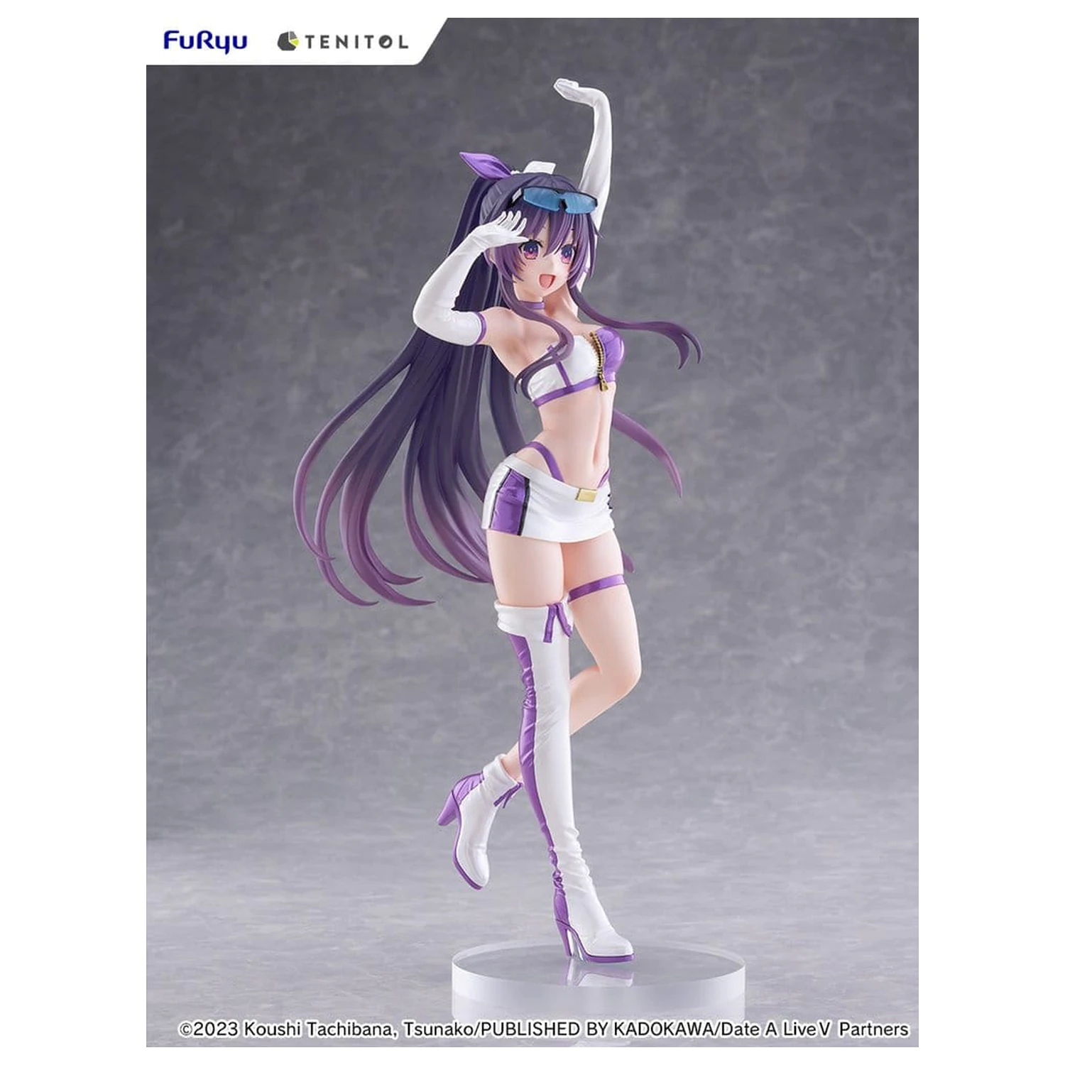 Date A Live V Tenitol Tall Tohka Yatogami Race Queen Ver. PVC figura 30 cm termékfotó