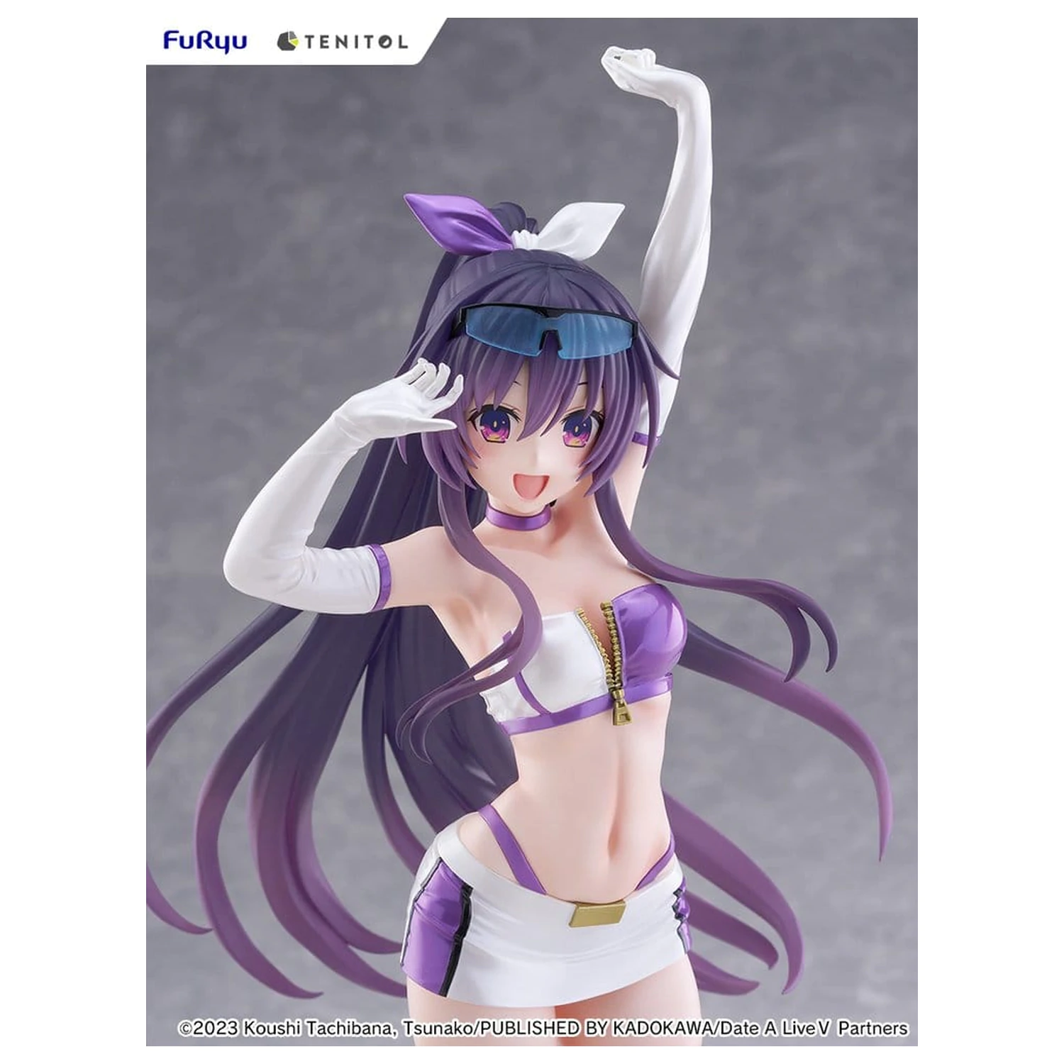 Date A Live V Tenitol Tall Tohka Yatogami Race Queen Ver. PVC figura 30 cm termékfotó