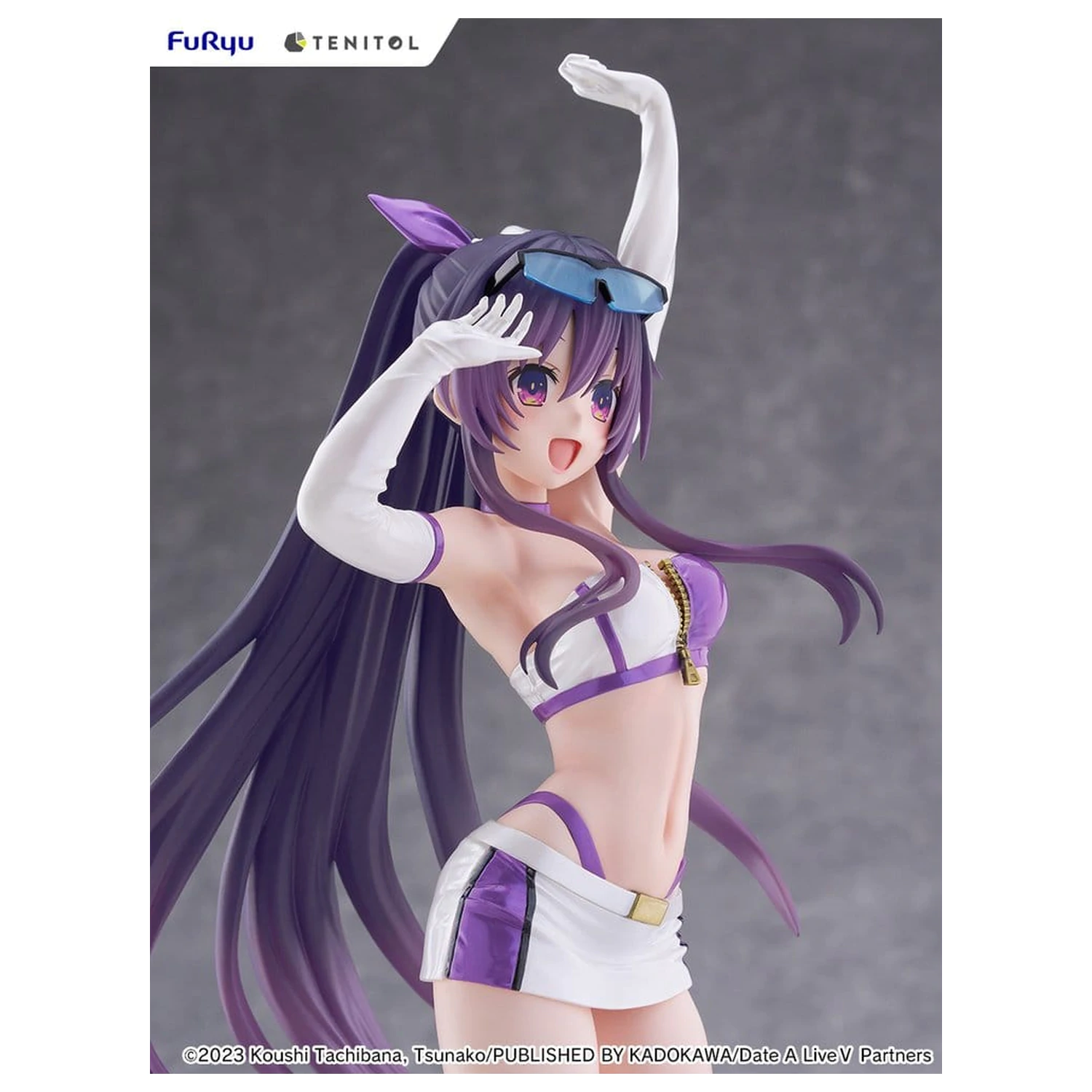Date A Live V Tenitol Tall Tohka Yatogami Race Queen Ver. PVC figura 30 cm termékfotó