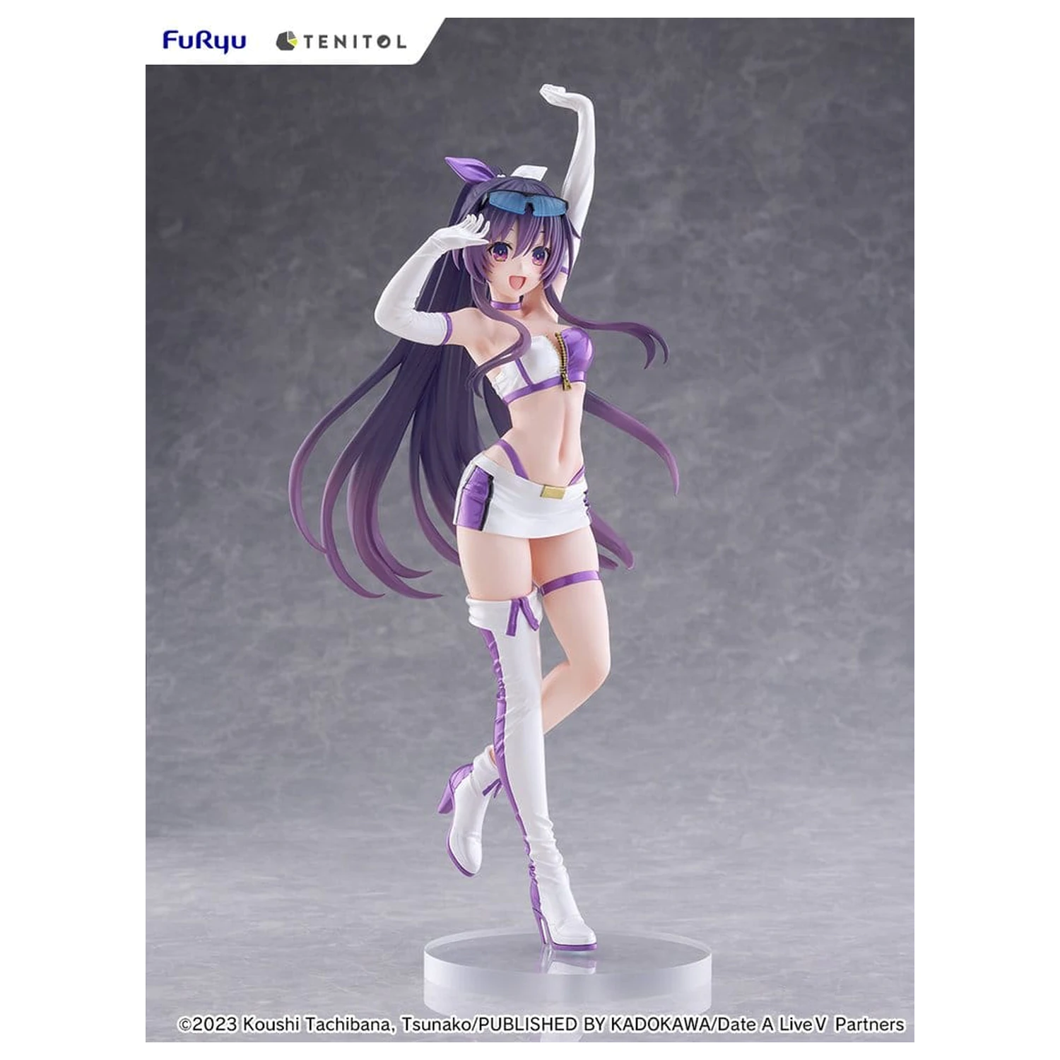 Date A Live V Tenitol Tall Tohka Yatogami Race Queen Ver. PVC figura 30 cm termékfotó