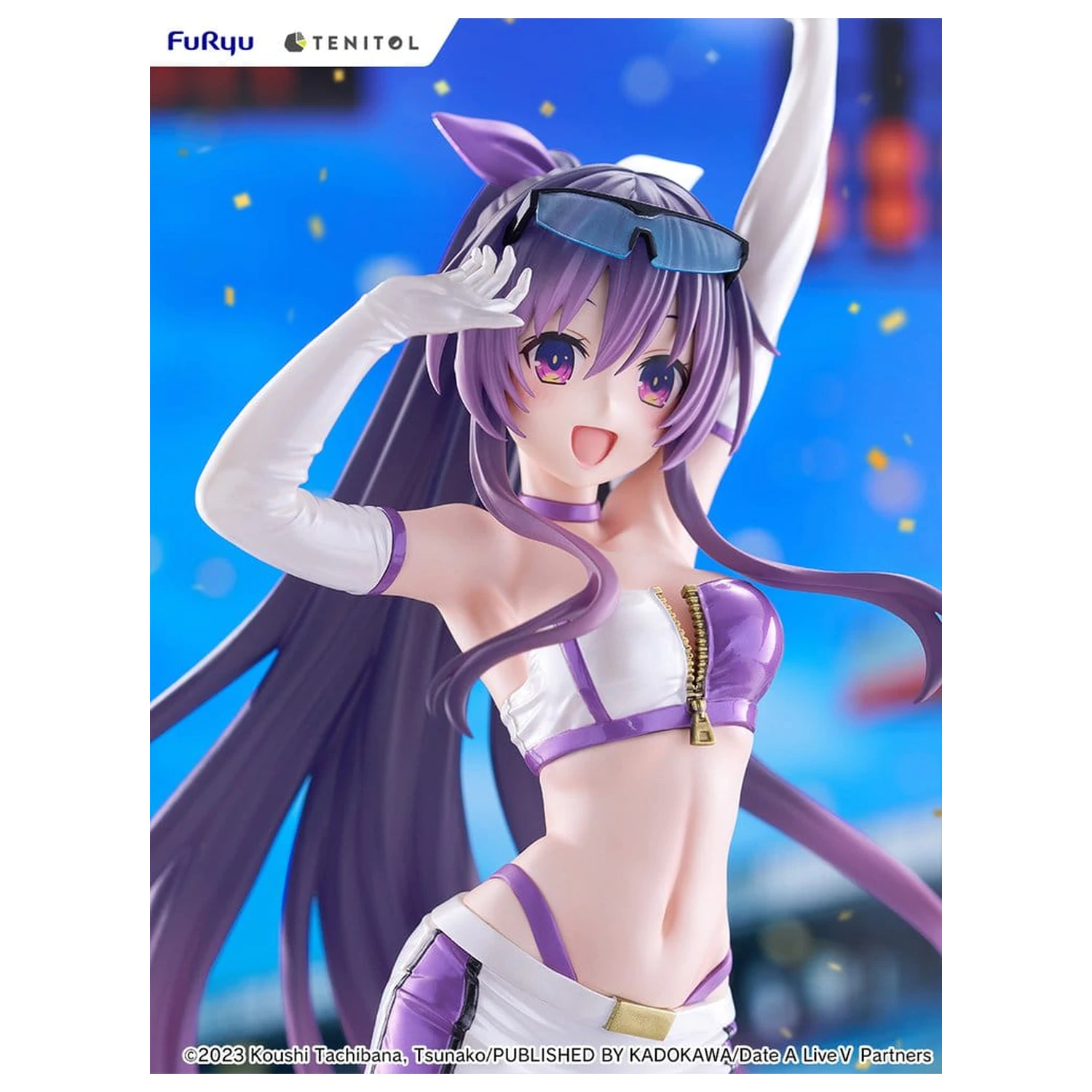 Date A Live V Tenitol Tall Tohka Yatogami Race Queen Ver. PVC figura 30 cm termékfotó