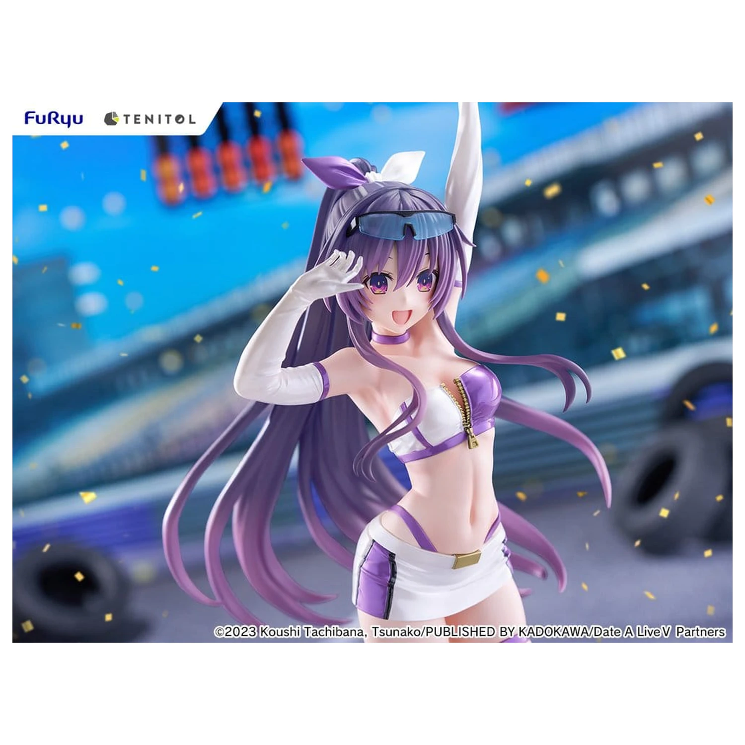 Date A Live V Tenitol Tall Tohka Yatogami Race Queen Ver. PVC figura 30 cm termékfotó