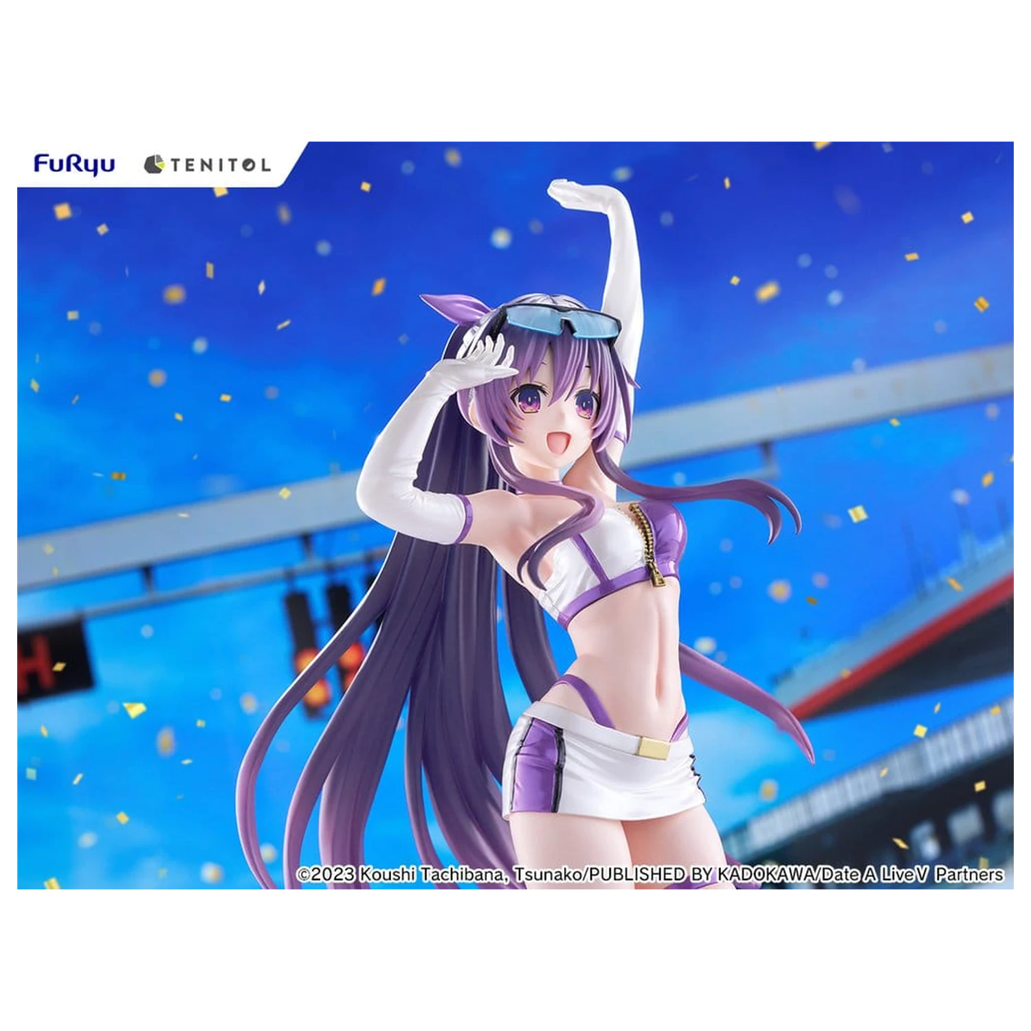 Date A Live V Tenitol Tall Tohka Yatogami Race Queen Ver. PVC figura 30 cm termékfotó