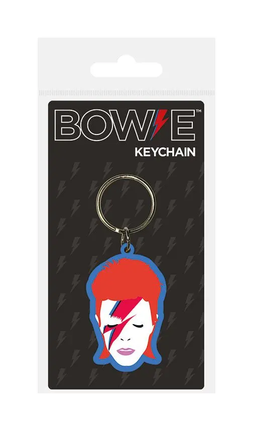 David Bowie gumis kulcstartó Aladdin Sane 6 cm termékfotó