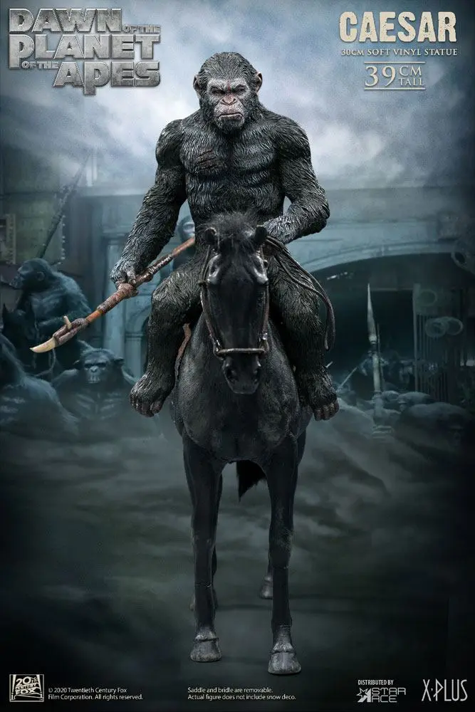 Dawn of the Planet of the ApesCaesar with Spear  Soft Vinyl szobor figura 39 cm termékfotó