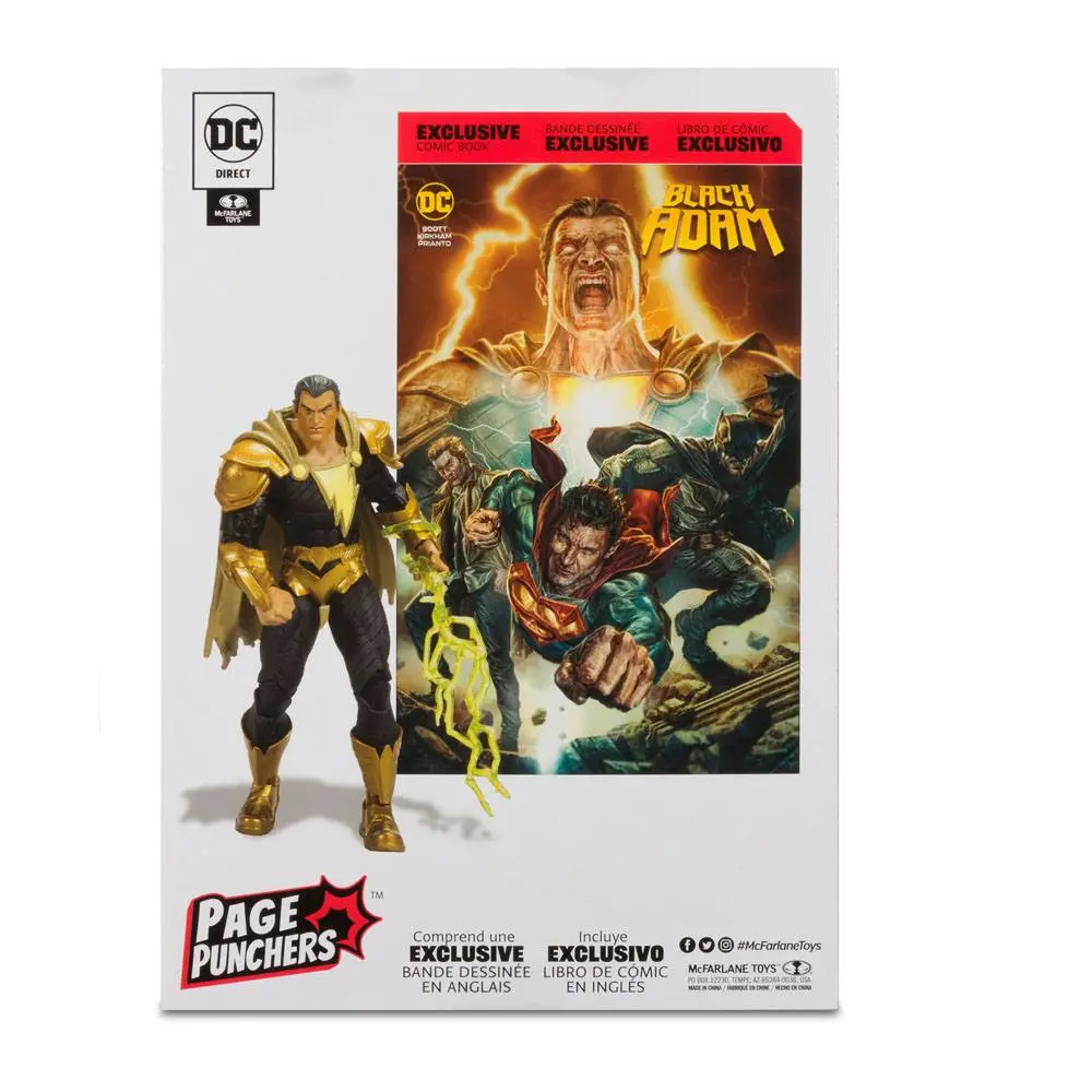 DC Black Adam Page Punchers Black Adam akciófigura 18 cm termékfotó