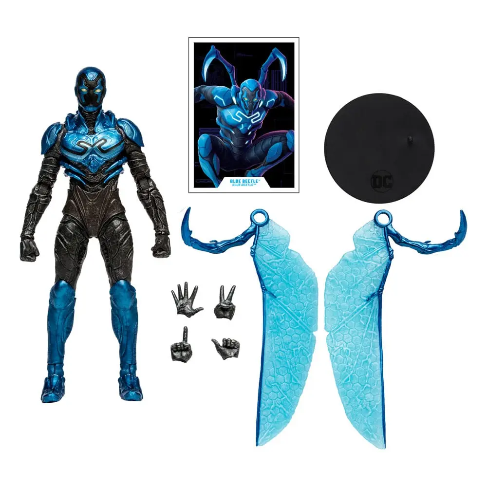 DC Blue Beetle Blue Beetle (Battle Mode) akciófigura 18 cm termékfotó