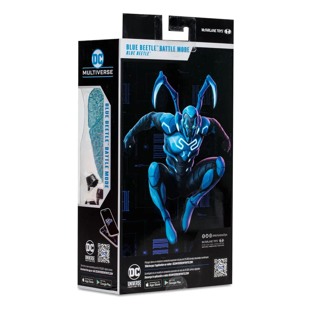 DC Blue Beetle Blue Beetle (Battle Mode) akciófigura 18 cm termékfotó