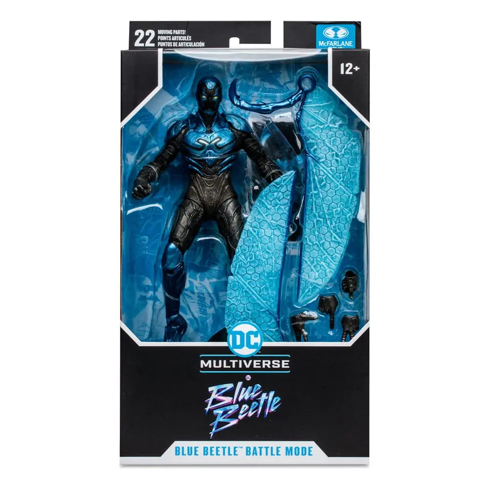 DC Blue Beetle Blue Beetle (Battle Mode) akciófigura 18 cm termékfotó