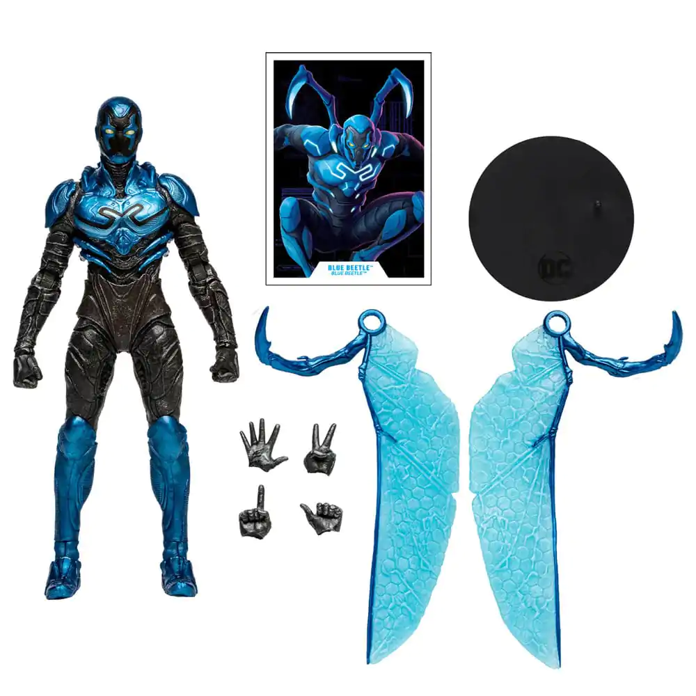 DC Blue Beetle Blue Beetle Regular &amp; Battle Mode 2 db-os akciófigura csomag 18 cm termékfotó