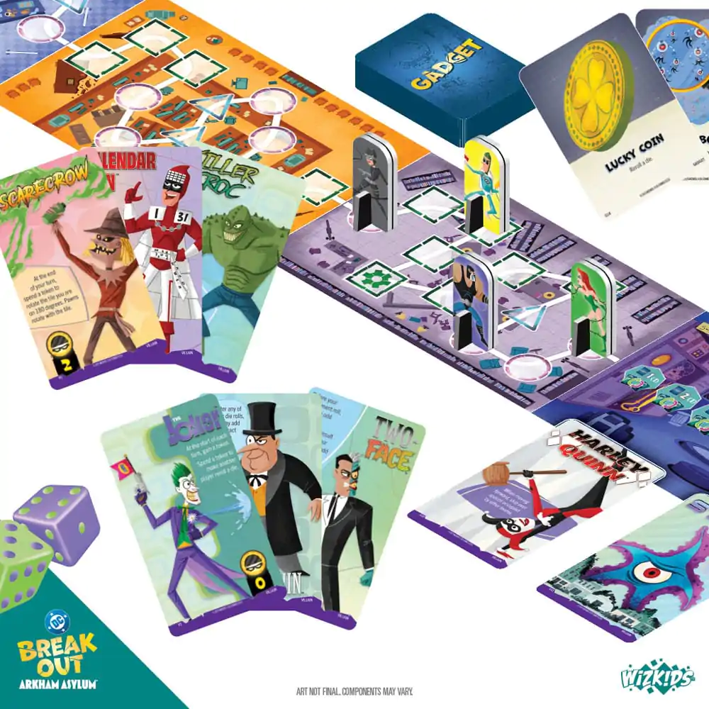 DC Breakout: Arkham Asylum kártyajáték Angol nyelvű termékfotó