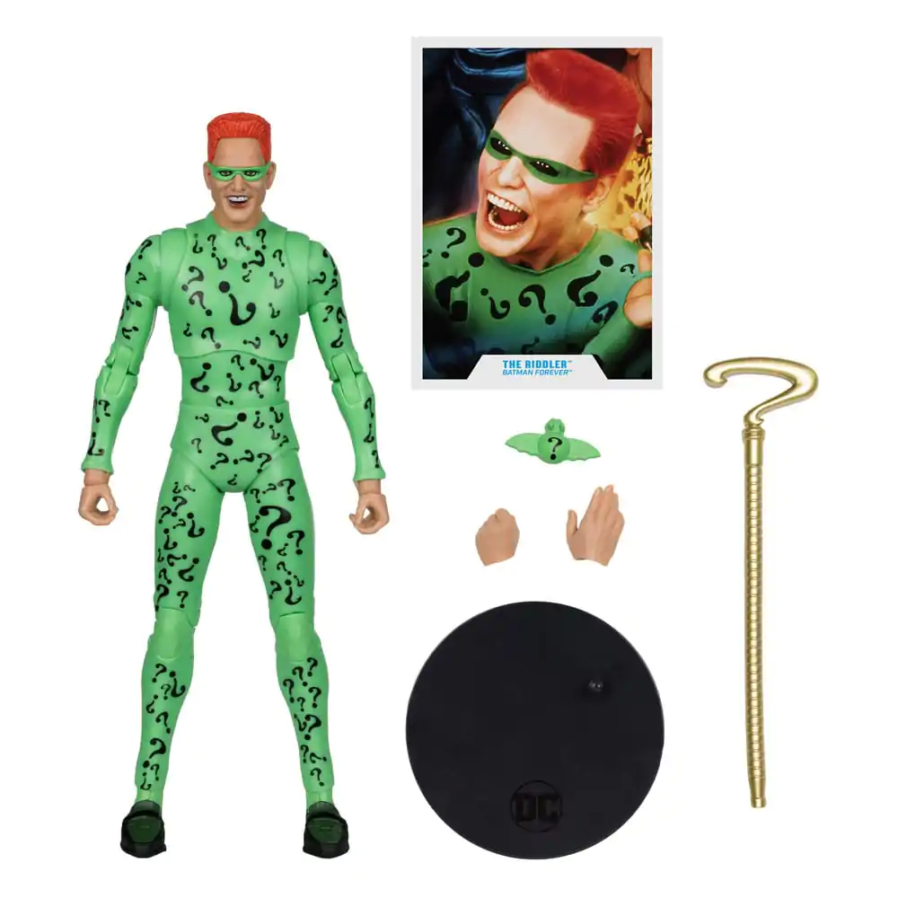 DC Build A Megafig Batman Forever The Riddler (Gold Label) akciófigura 18 cm termékfotó