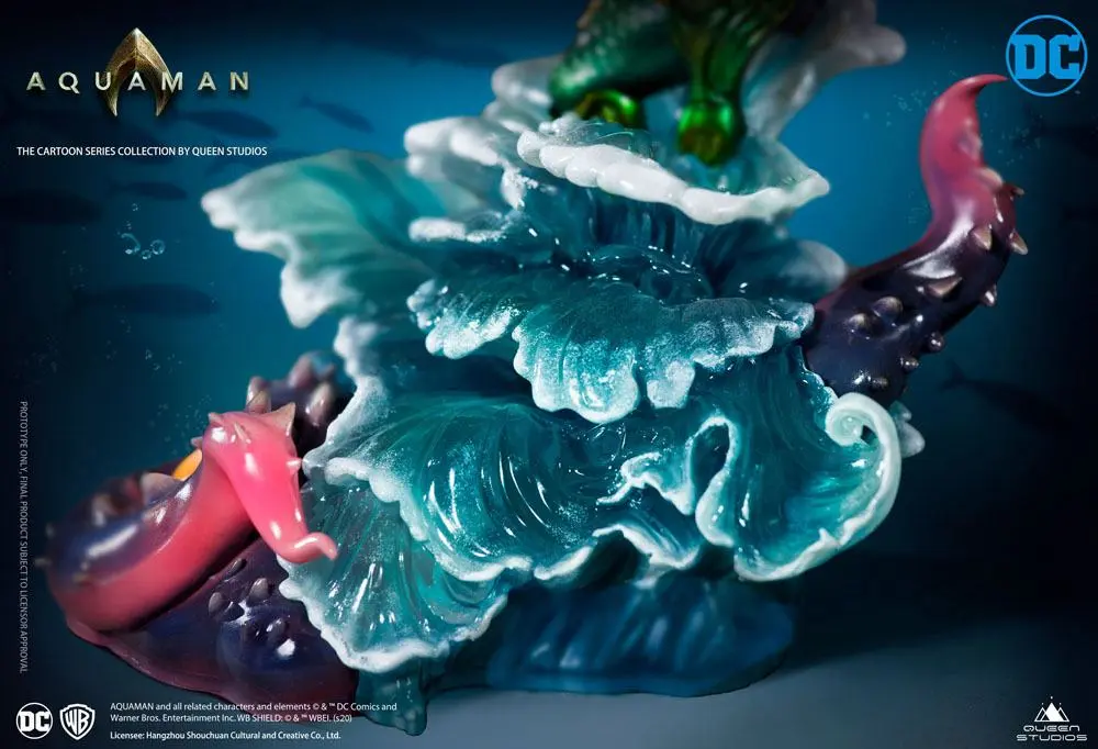 DC Cartoon Series 1/3 Aquaman szobor figura 20 cm termékfotó