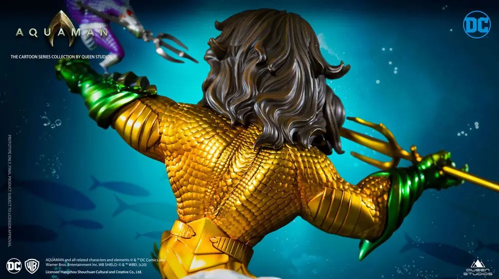 DC Cartoon Series 1/3 Aquaman szobor figura 20 cm termékfotó