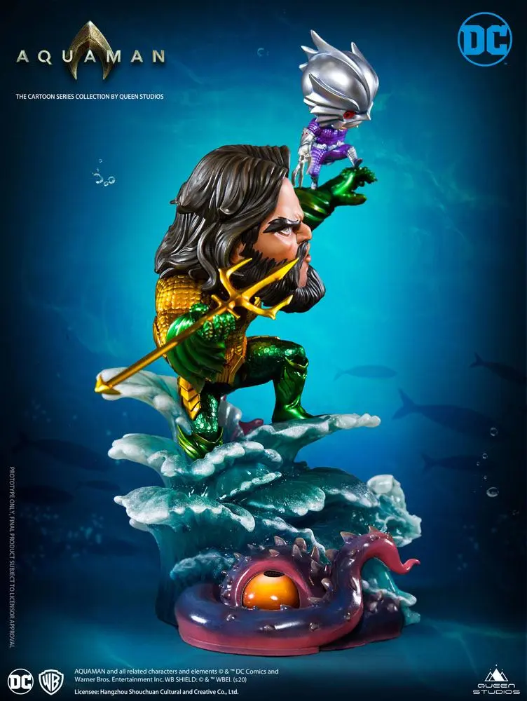 DC Cartoon Series 1/3 Aquaman szobor figura 20 cm termékfotó