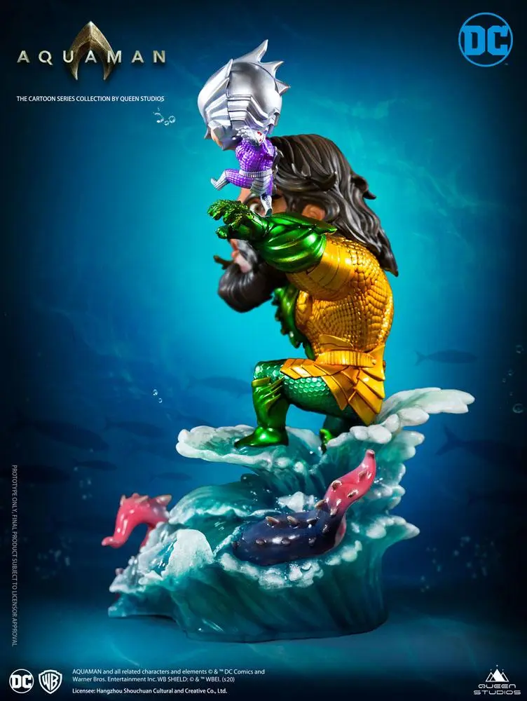 DC Cartoon Series 1/3 Aquaman szobor figura 20 cm termékfotó