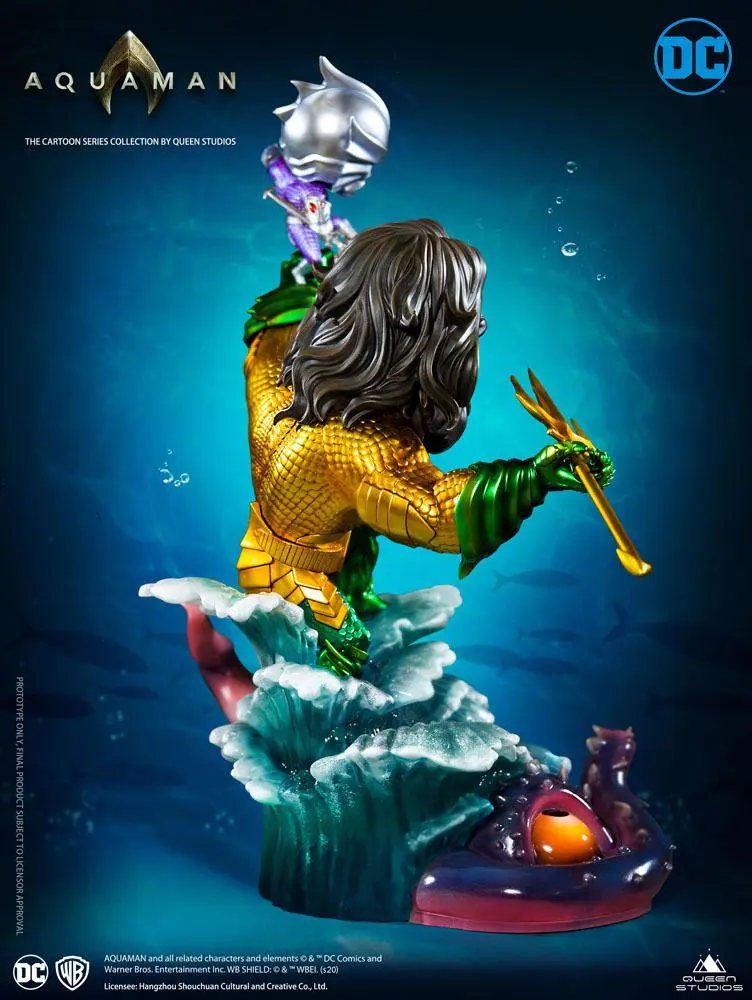 DC Cartoon Series 1/3 Aquaman szobor figura 20 cm termékfotó