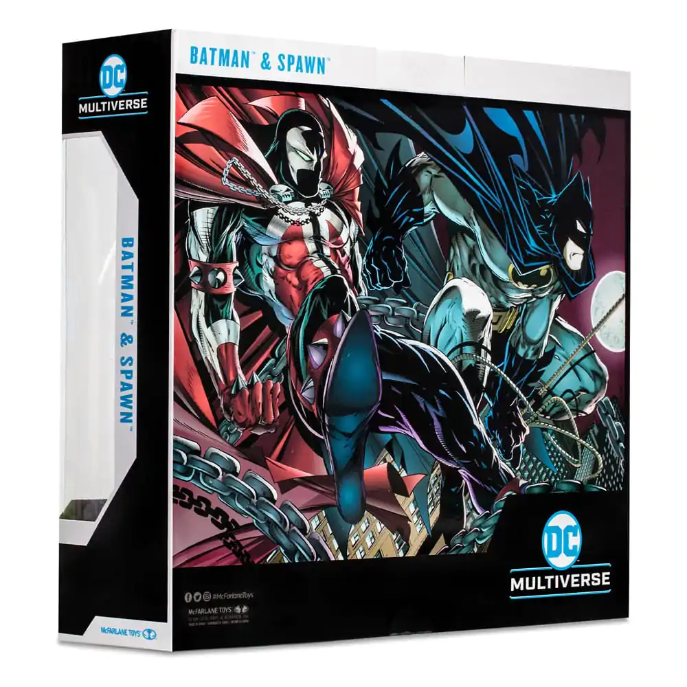 DC Collector Batman &amp; Spawn 2 db-os akciófigura csomag 18 cm termékfotó
