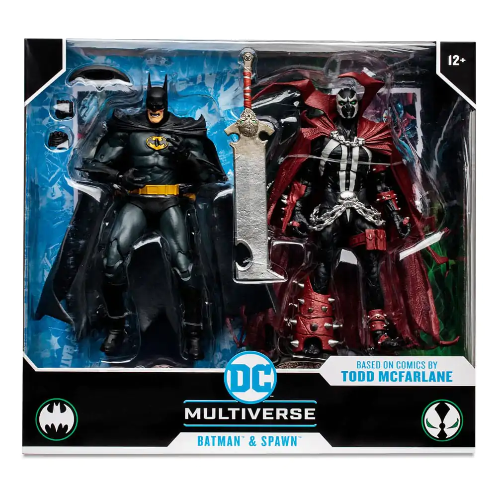 DC Collector Batman &amp; Spawn 2 db-os akciófigura csomag 18 cm termékfotó