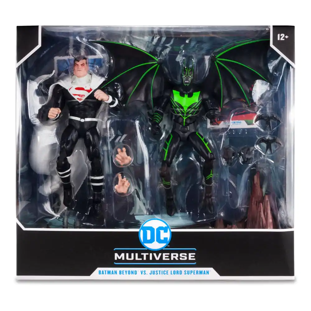 DC Collector Action Figure Pack of 2 Batman Beyond Vs Justice Lord Superman 18 cm termékfotó