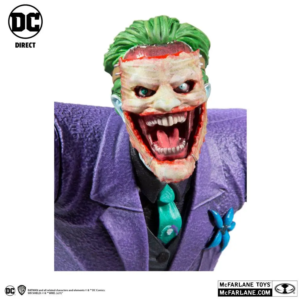 DC Comics 1/10 The Joker Purple Craze: The Joker by Greg Capullo szobor figura 18 cm termékfotó