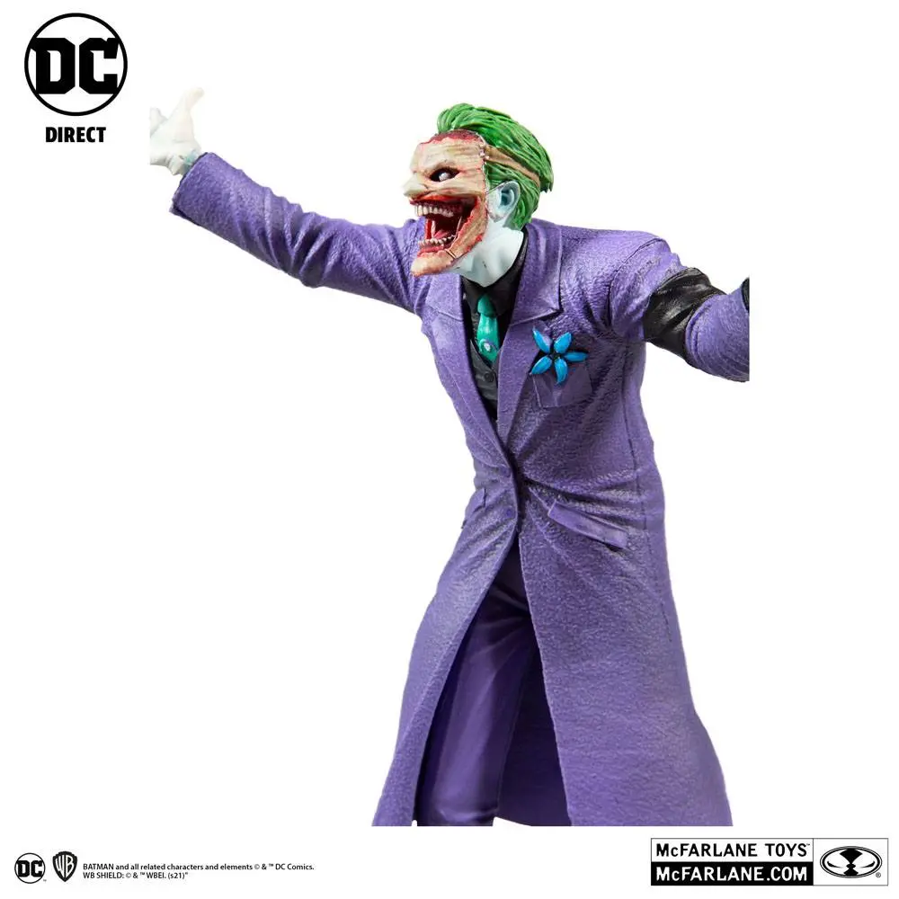 DC Comics 1/10 The Joker Purple Craze: The Joker by Greg Capullo szobor figura 18 cm termékfotó