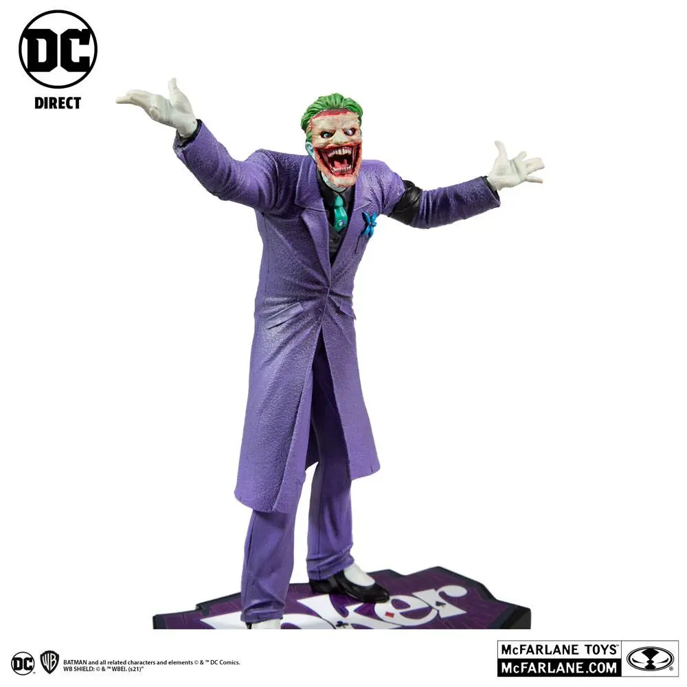 DC Comics 1/10 The Joker Purple Craze: The Joker by Greg Capullo szobor figura 18 cm termékfotó