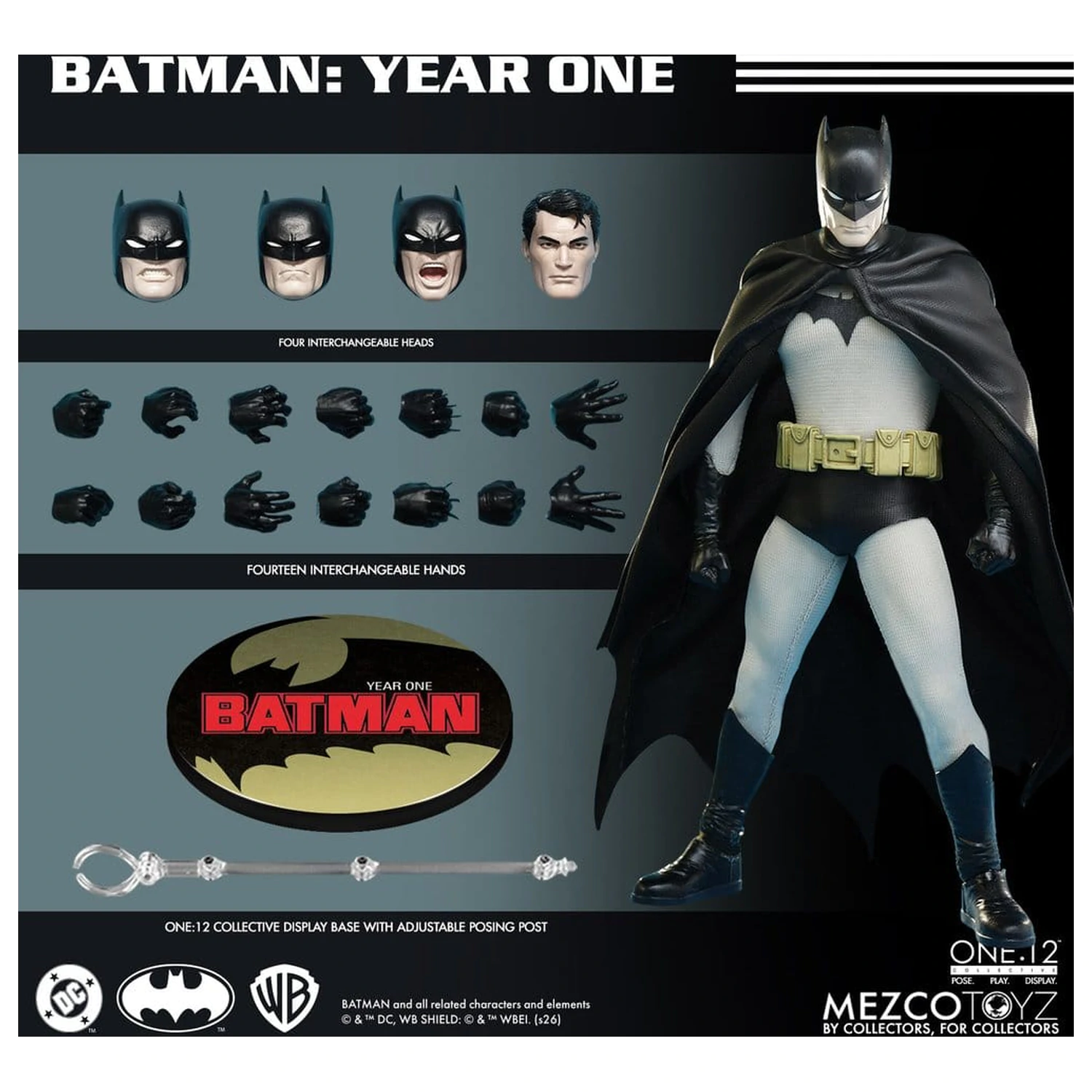 DC Comics 1/12 Batman: Year One akciófigura 17 cm termékfotó