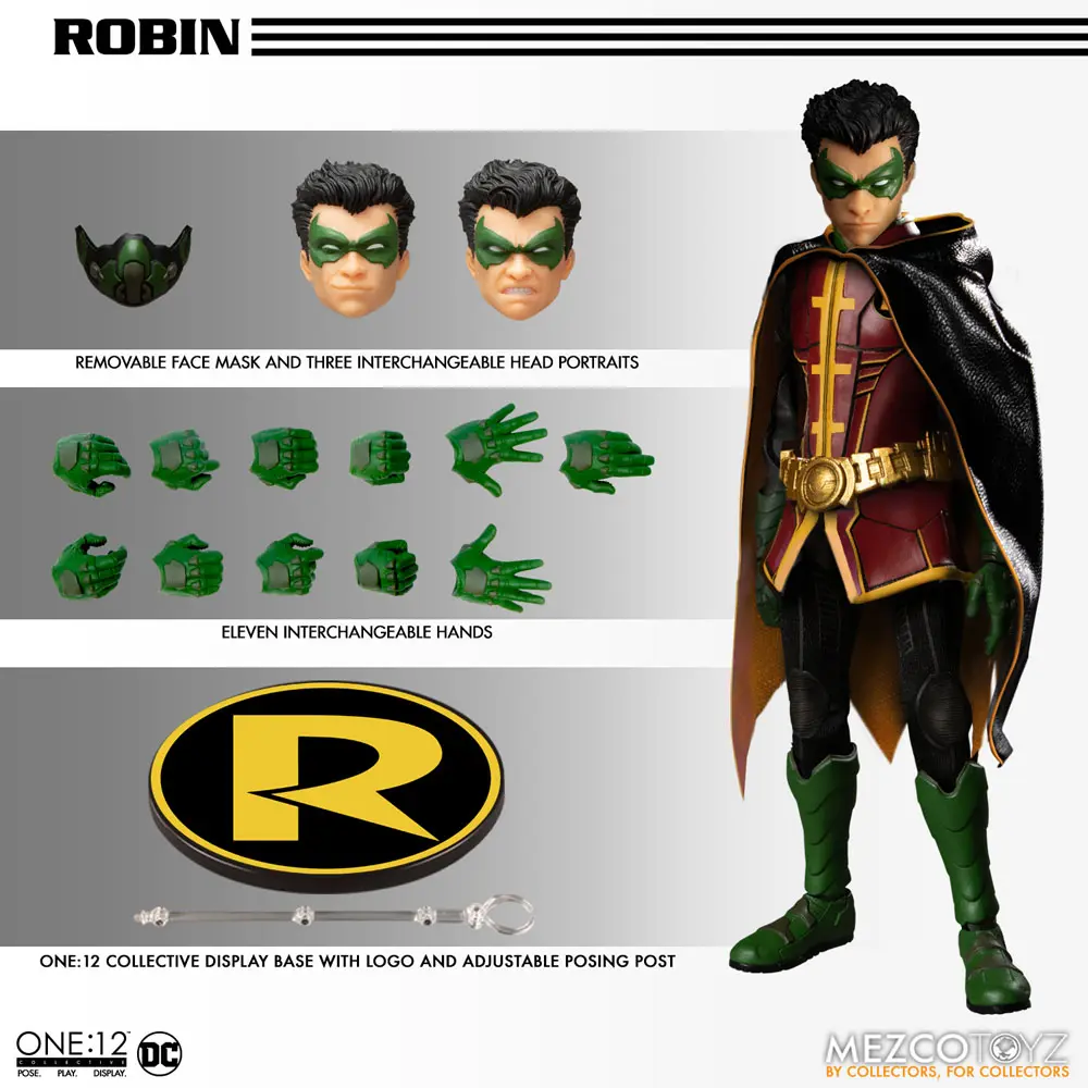 DC Comics 1/12 Robin akciófigura 16 cm termékfotó