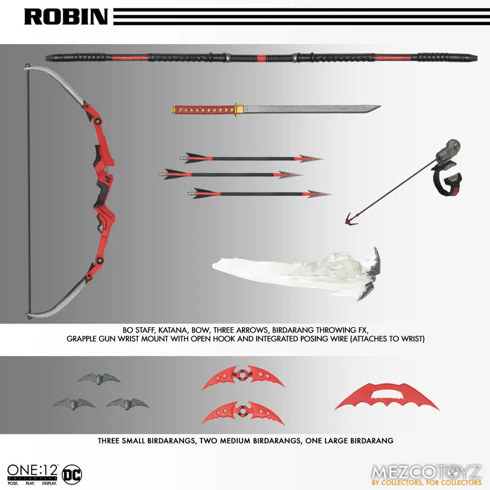 DC Comics 1/12 Robin akciófigura 16 cm termékfotó
