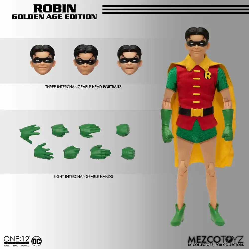 DC Comics 1/12 Robin (Golden Age Edition) akciófigura 16 cm termékfotó