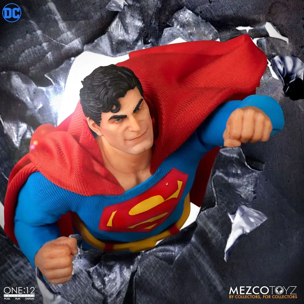 DC Comics 1/12 Superman - Man of Steel Edition akciófigura 16 cm termékfotó