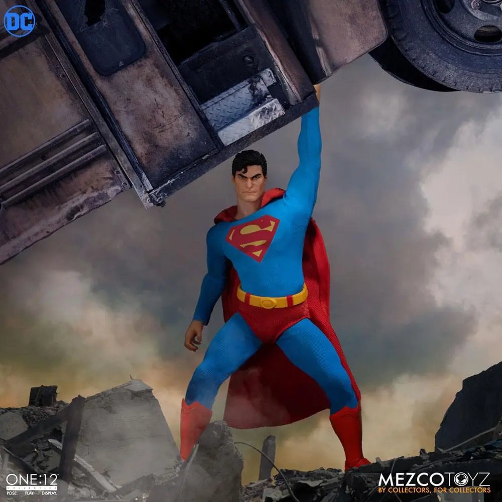 DC Comics 1/12 Superman - Man of Steel Edition akciófigura 16 cm termékfotó