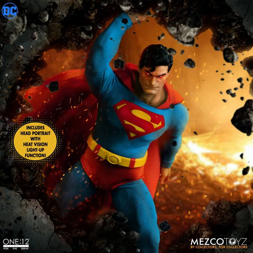 DC Comics 1/12 Superman - Man of Steel Edition akciófigura 16 cm termékfotó