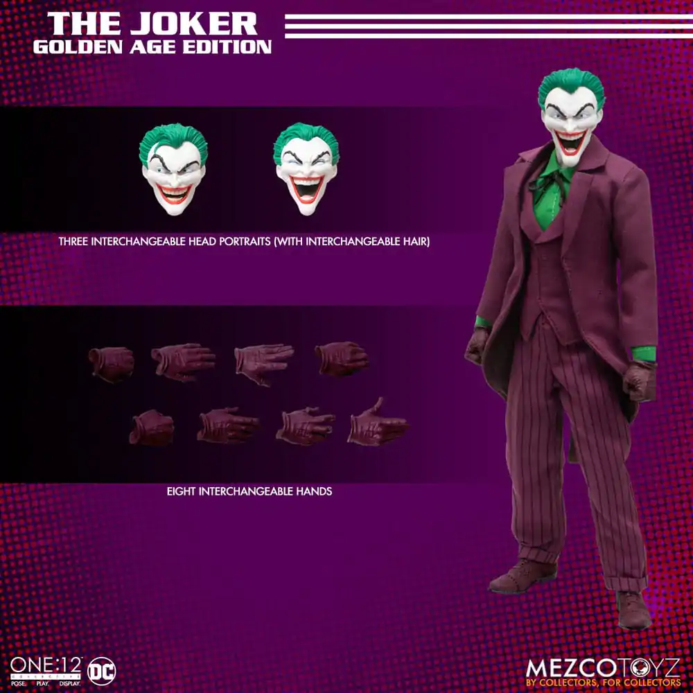 DC Comics 1/12 The Joker (Golden Age Edition) akciófigura 16 cm termékfotó