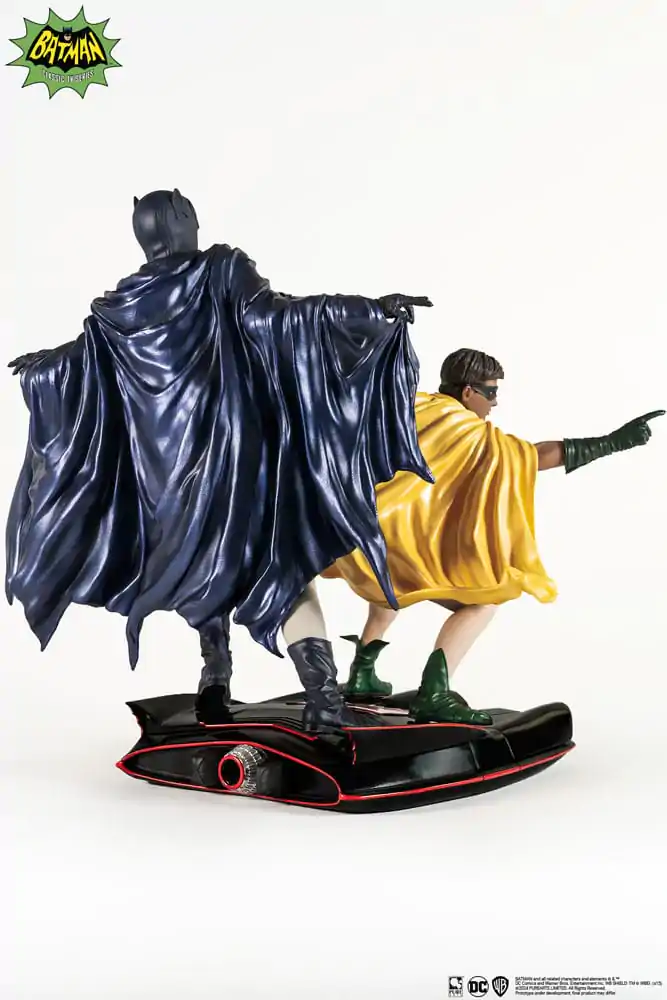 DC Comics 1/8 Batman & Robin 1966 PVC Diorama szobor figura 23 cm termékfotó