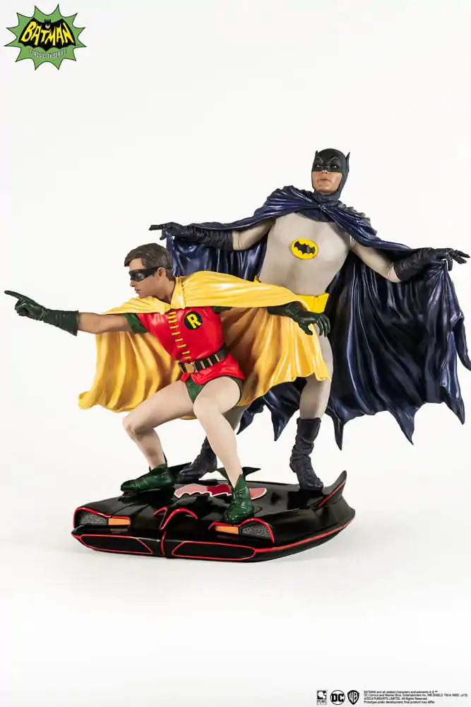 DC Comics 1/8 Batman & Robin 1966 PVC Diorama szobor figura 23 cm termékfotó