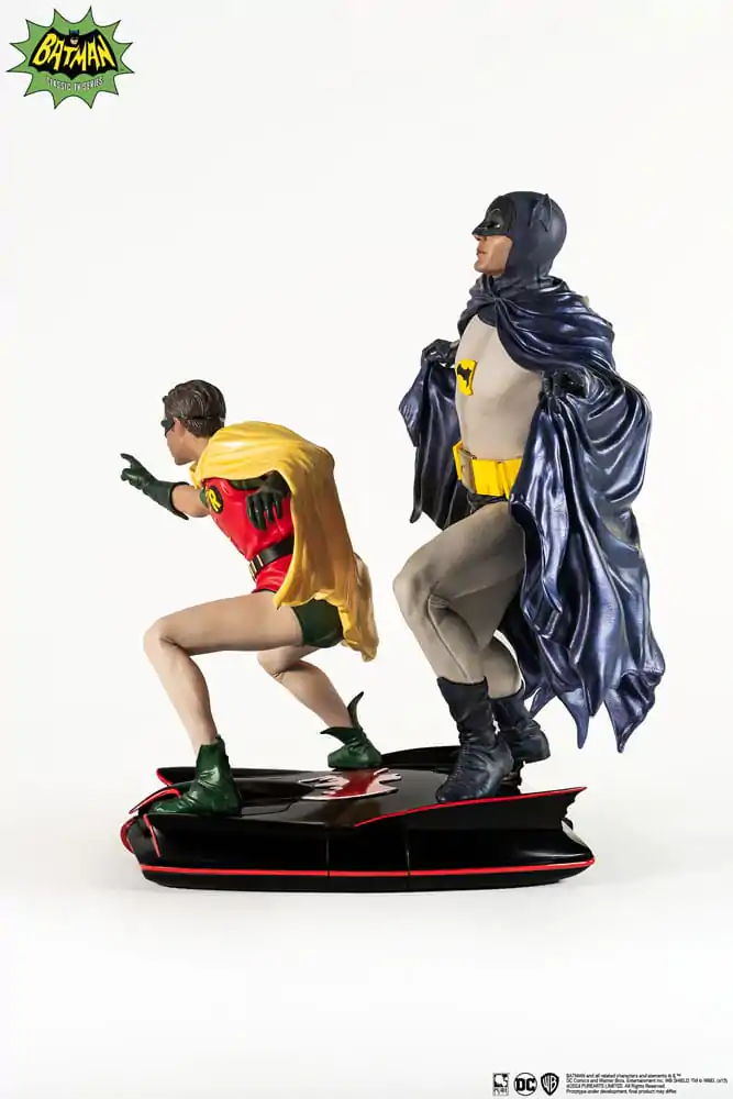 DC Comics 1/8 Batman & Robin 1966 PVC Diorama szobor figura 23 cm termékfotó