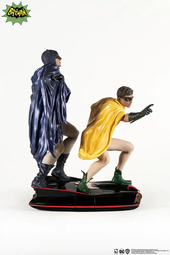 DC Comics 1/8 Batman & Robin 1966 PVC Diorama szobor figura 23 cm termékfotó