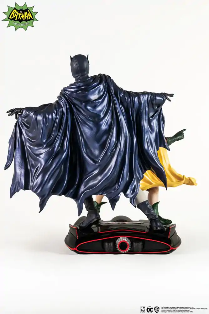 DC Comics 1/8 Batman & Robin 1966 PVC Diorama szobor figura 23 cm termékfotó