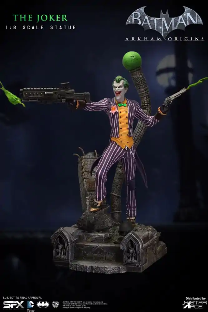 DC Comics 1/8 The Joker Arkham Origins szobor figura 29 cm termékfotó