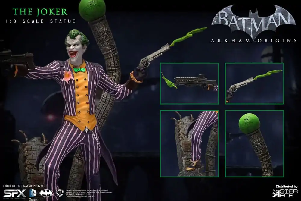 DC Comics 1/8 The Joker Arkham Origins szobor figura 29 cm termékfotó
