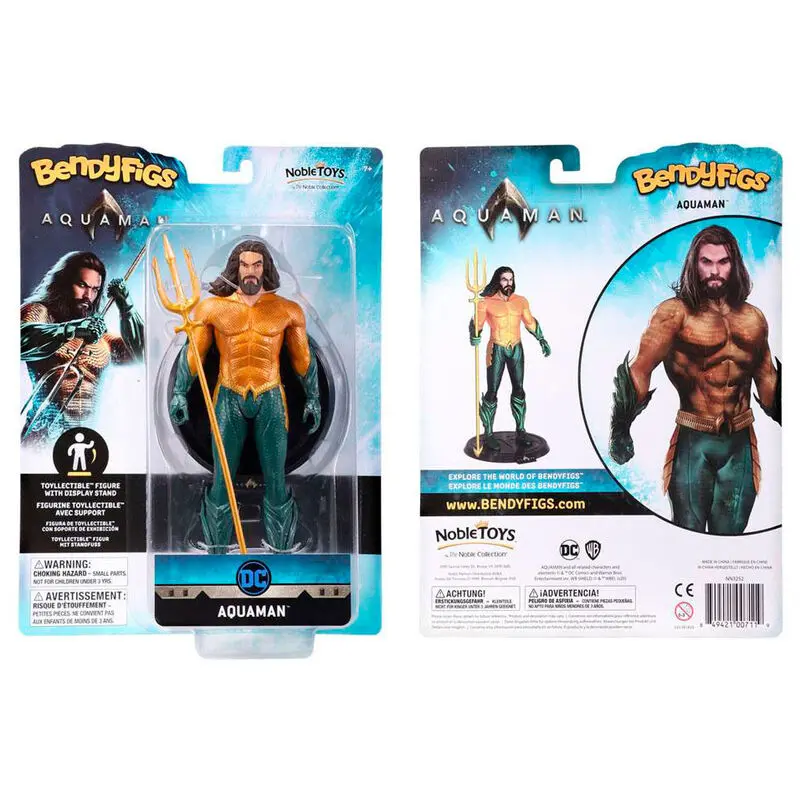 DC Comics Aquaman Bendyfigs malleable figura 19cm termékfotó